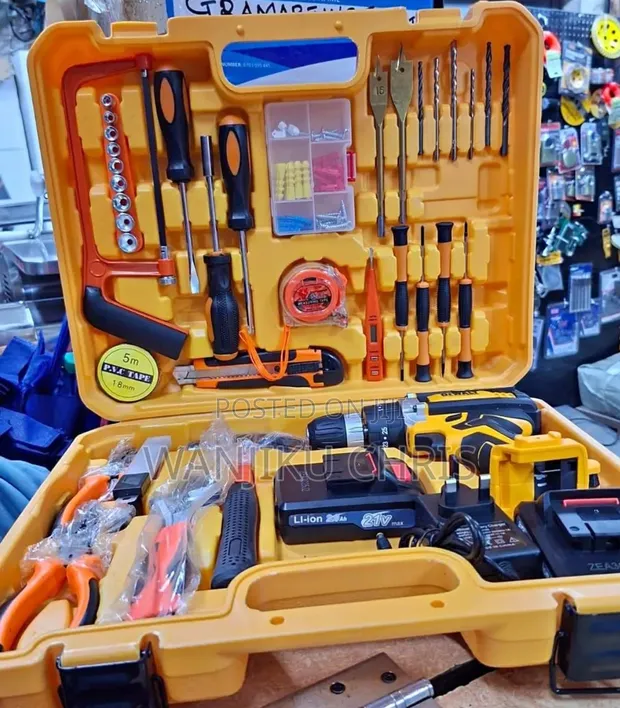 Dewalt 36V Cordless Drill Set - Mpya Kabisa - 1