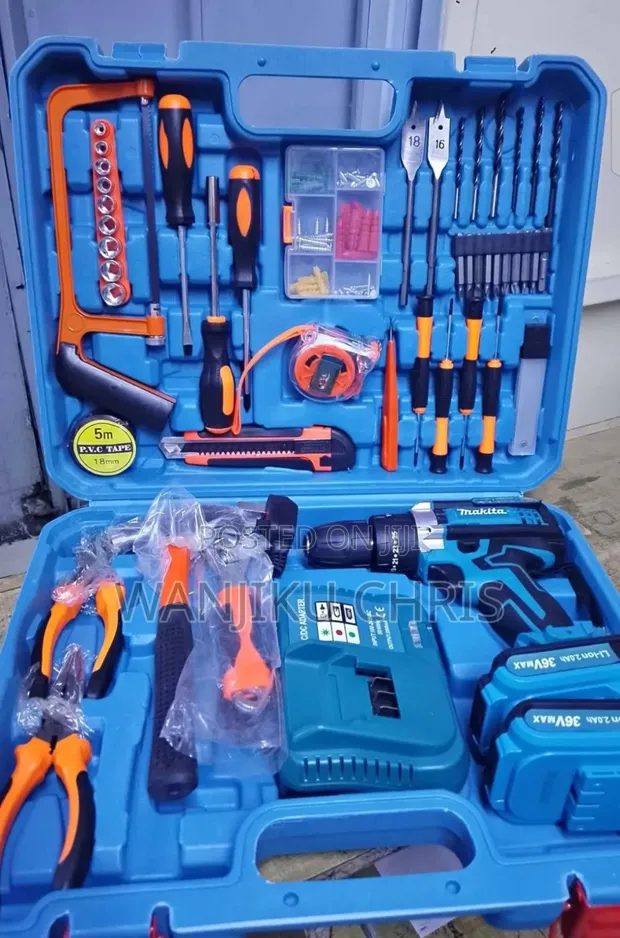 Makita 36V Cordless Drill/Hammer Drill Set - 1