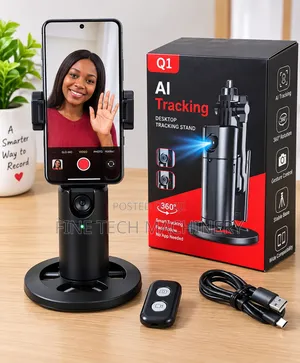 Ai Tracking Tripod na Remote ya Bluetooth