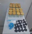 120ml Glass Spice Jar Set with Bamboo Lid - 3