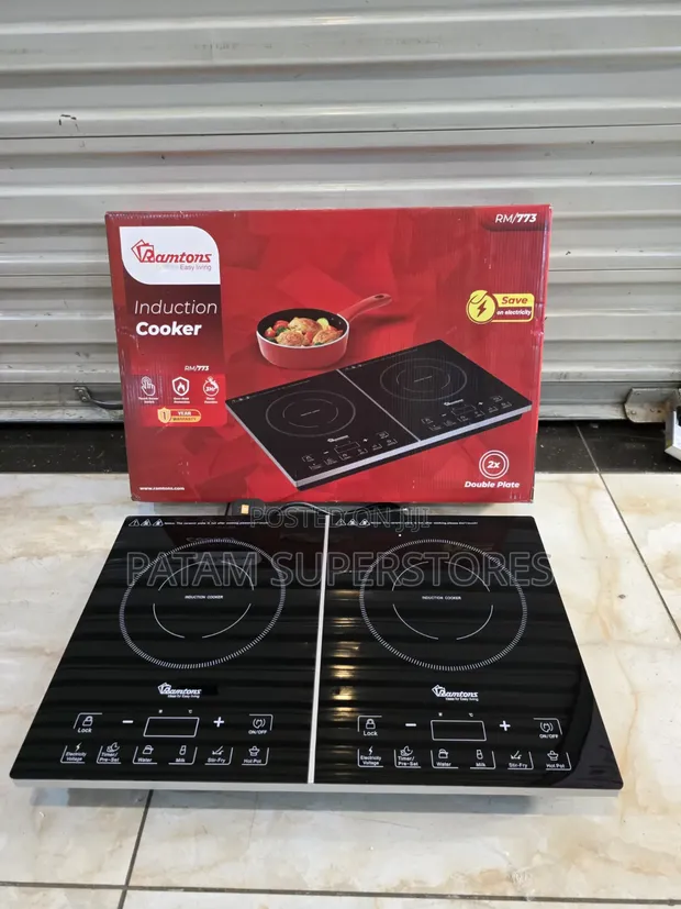 Ramtons Double Plate Induction Cooker - 1