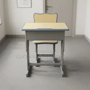 Kids' Desk and Chair Set - Brown
