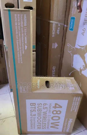 Hisense HS3100 480W Soundbar 3.1CH na Subwoofer Isiyo na Waya