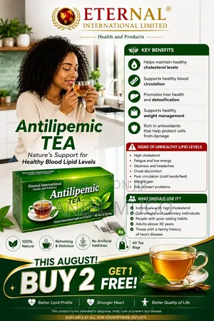 Antilipemic Tea for Weight Loss & Cholesterol