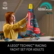 LEGO Technic Emirates Team New Zealand AC75 Yacht Vipande 962 - 3