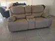 Premium 7 Seater Cream Recliner Sofa Set - 4