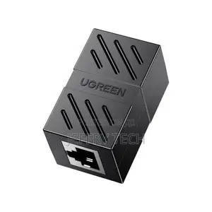 10pcs Ugreen RJ45 Ethernet Extender Coupler, Nyeusi