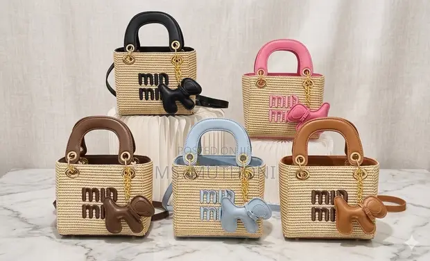 Min Min Mini Jute Handheld Bag - 1