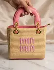 Min Min Mini Jute Handheld Bag - 2
