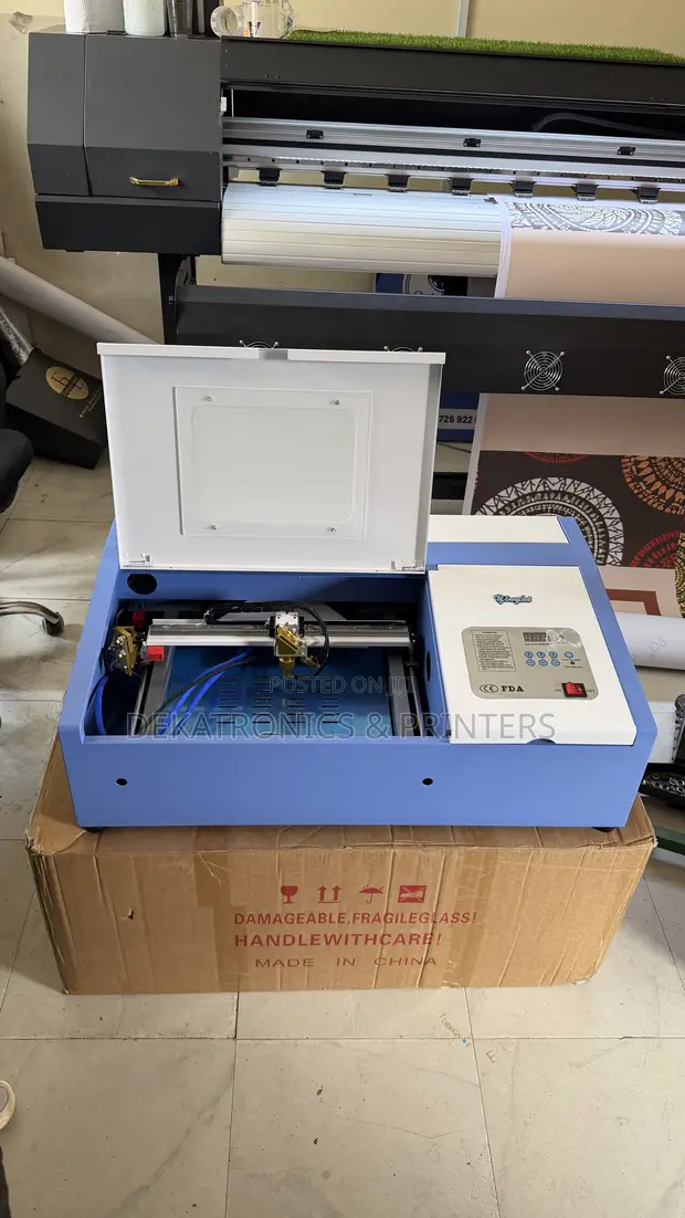 Yinghe 30x20cm CO2 Rubber Stamp Making Machine - 1