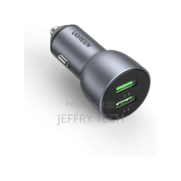 Ugreen 36W Fast Car Charger Adapter (1 Year Warranty) - 1