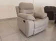 Luxury 1-Seater Fabric Recliner Sofa - 2