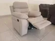 Luxury 1-Seater Fabric Recliner Sofa - 3