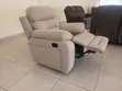 Luxury 1-Seater Fabric Recliner Sofa - 4