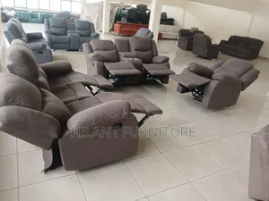 Luxury 6-Seater Recliner Sofa Set