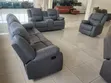 Gray Modern 6-Seater Imported Recliner Sofa - 1