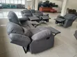 Gray Modern 6-Seater Imported Recliner Sofa - 3