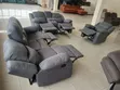 Gray Modern 6-Seater Imported Recliner Sofa - 4