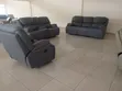 Grey Prestige 6-Seater Recliner Sofa Set - 3