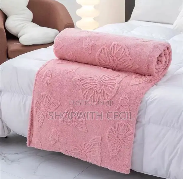 Butterfly Warm Fleece Blanket (6x6) - 1