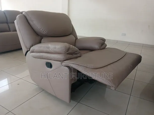 1-Seater Fabric Reclining Sofa - 1