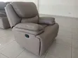 1-Seater Fabric Reclining Sofa - 2
