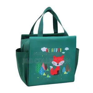 Thermal Insulated Lunch Bags Zenye Michoro ya Katuni