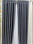 Modern Dark Grey Blackout Curtains - Hotel Quality - 1