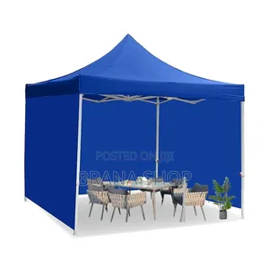 Gazebo ya Kukunja 10ft x 10ft - Bluu