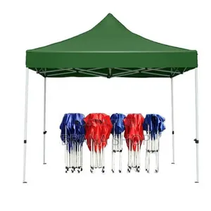 Gazebo ya Kukunja ya 3m x 3m - Kijani