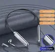 Wireless Bluetooth Neckband Earphones with Digital Battery Display - 1