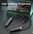 Wireless Bluetooth Neckband Earphones with Digital Battery Display - 4