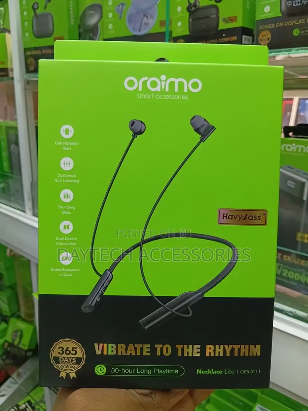 Oraimo Necklace Lite (OEB-311) Earphones za Wireless Neckband - 1