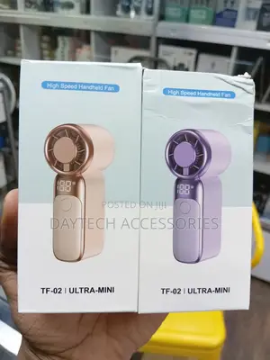 TF-02 Ultra-Mini Kipasupasio cha Mkono cha Kasi - Rose Gold/Zambarau