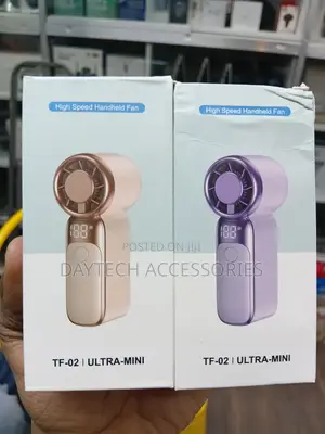 TF-02 Ultra-Mini Kipasupasio cha Mkono cha Kasi - Rose Gold/Zambarau
