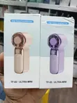 TF-02 Ultra-Mini Kipasupasio cha Mkono cha Kasi - Rose Gold/Zambarau - 3