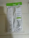 Caston Extension Cable ya Njia 6, Urefu 10m - 1