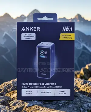 Anker Prime 20000mAh Power Bank (200W) - Black