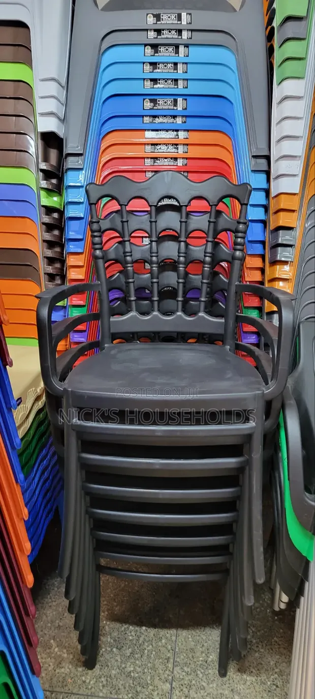 Crown Plastic Chairs with Arms - 1