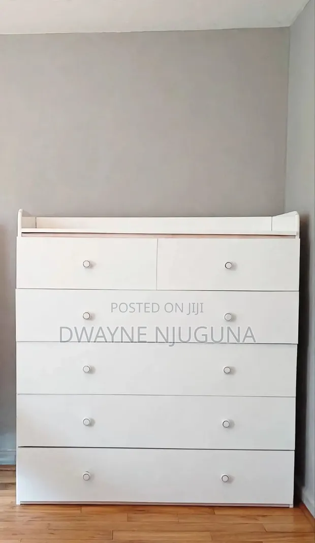 White 6-Drawer Chest - 1