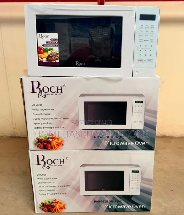 White Roch Digital Microwave - 1