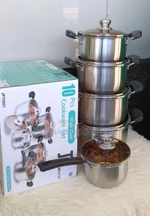 James Pot Induction Set ya Vyombo vya Kupikia Vipande 10