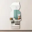 Unbreakable Flexible Dolly Shape Acrylic Mirror - 3