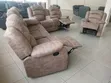 High-Comfort Luxury 6-Seater Recliner Sofa Set - 1