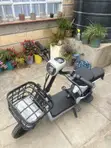 Scooter ya Umeme Mpya 2025 Nyeusi - 4
