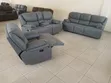 6-Seater Recliner Sofa Set - Dark Finish - 2