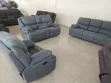 6-Seater Recliner Sofa Set - Dark Finish - 5