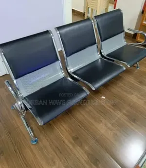 3 Seater Link Chairs - Brand New