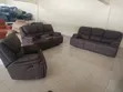 Royal Soft Fabric Recliner Sofa Set - 6 Seater - 3