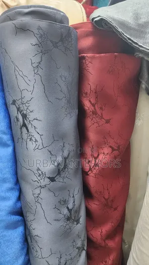 Red Grey Blackout Curtains